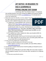 HMI E-Learning & Exit Exam Guidance