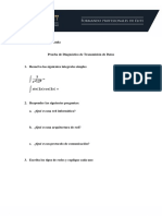 Prueba Diagnóstica Transmisión de Datos