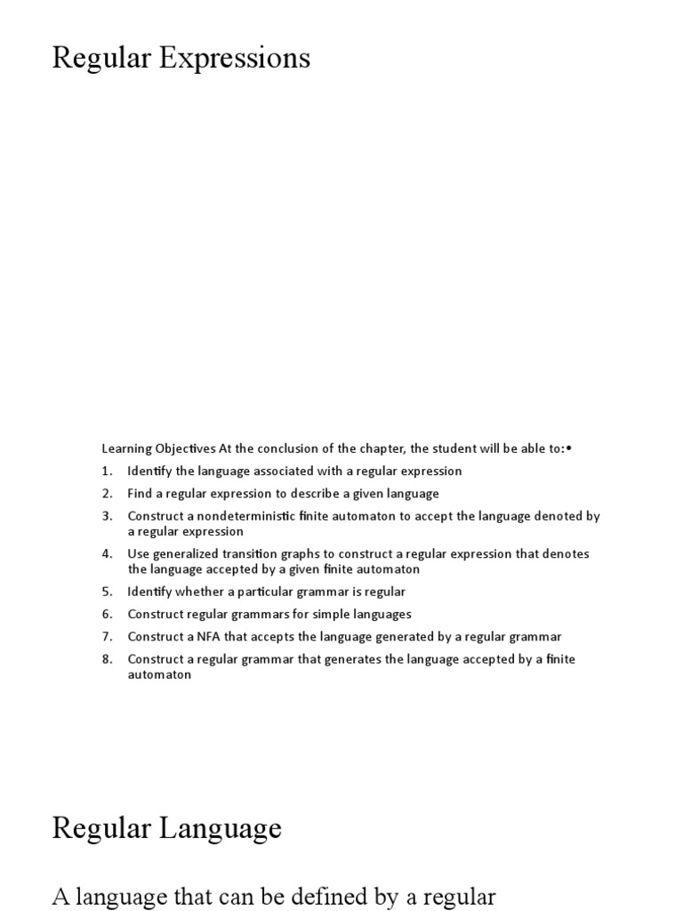 Regular Expressions | PDF