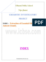 Fdocuments - in 22541949 Chemistry Project On Extraction of Essential Oil From Aniseed Saunf