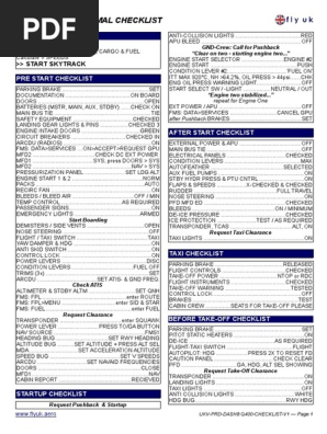 Ukv Prd Dash8 q400 Checklist v1
