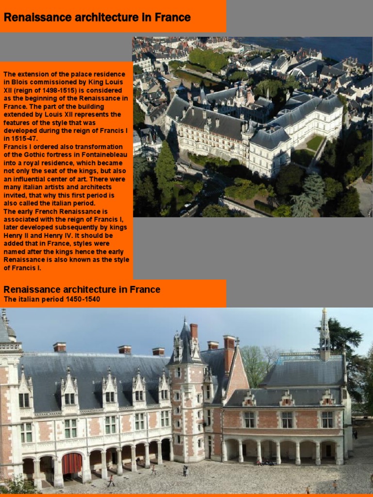 French Renaissance Architecture | PDF | Architectural Design | Architecture