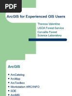 Arcgis For Experienced Gis Users: Theresa Valentine Usda Forest Service Corvallis Forest Science Laboratory