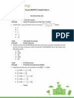 Latihan UTBK 1 - TKA Saintek