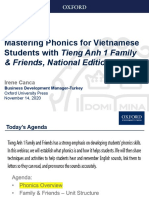 Mastering Phonics For Vietnamese Students With Tieng Anh 1 Family