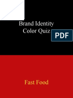 Brand Identity Color Quiz
