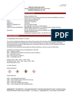 Material Safety Data Sheet Orange Essential Oil X10: 1. Identification of The Substance/mixture and Company