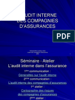 l’Audit Interne Des Compagnies d’Assurances