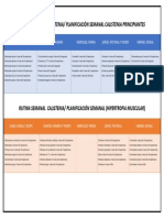 Rutina Semanal Calistenia Street Workuot PDF