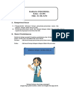 XI - Bahasa Indonesia - KD 3.1 - Informasi Dalam Teks Prosedur