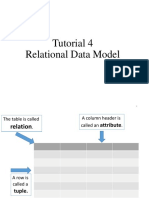 Tutorial 4 Relational Data Model
