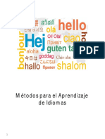 Manual de Métodos para El Aprendizaje de Idiomas 2018