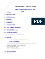 Method Statement of Heavy Schedule Piping Fabrication