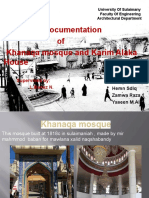 Documentation of Khanaqa Mosque and Karim Alaka House: Supervised By: L.Banaz N
