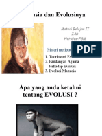 Manusia Dan Evolusi