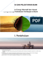 Energi Dan Kelestarian Bumi
