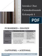 Intraksi Obat Farmakodinamik