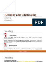 Unit 9 Chapter 13 Retailing and Wholesaling Eng 04-04-2021