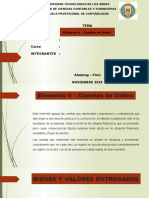 Cuentas de orden: elementos, definiciones y clasificación de las cuentas deudoras y acreedoras