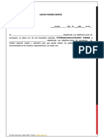 Descargar Modelo Carta Poder Simple en Doc, Word o PDF - La República