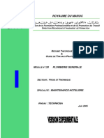 Module 20 Plomberie Generale TMH Ofppt