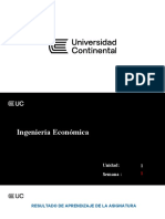 Semana 01 - Unidad 1 Ingeniería Economica