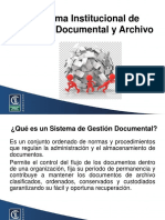 Sistema Institucional de Gestión Documental y Archivo