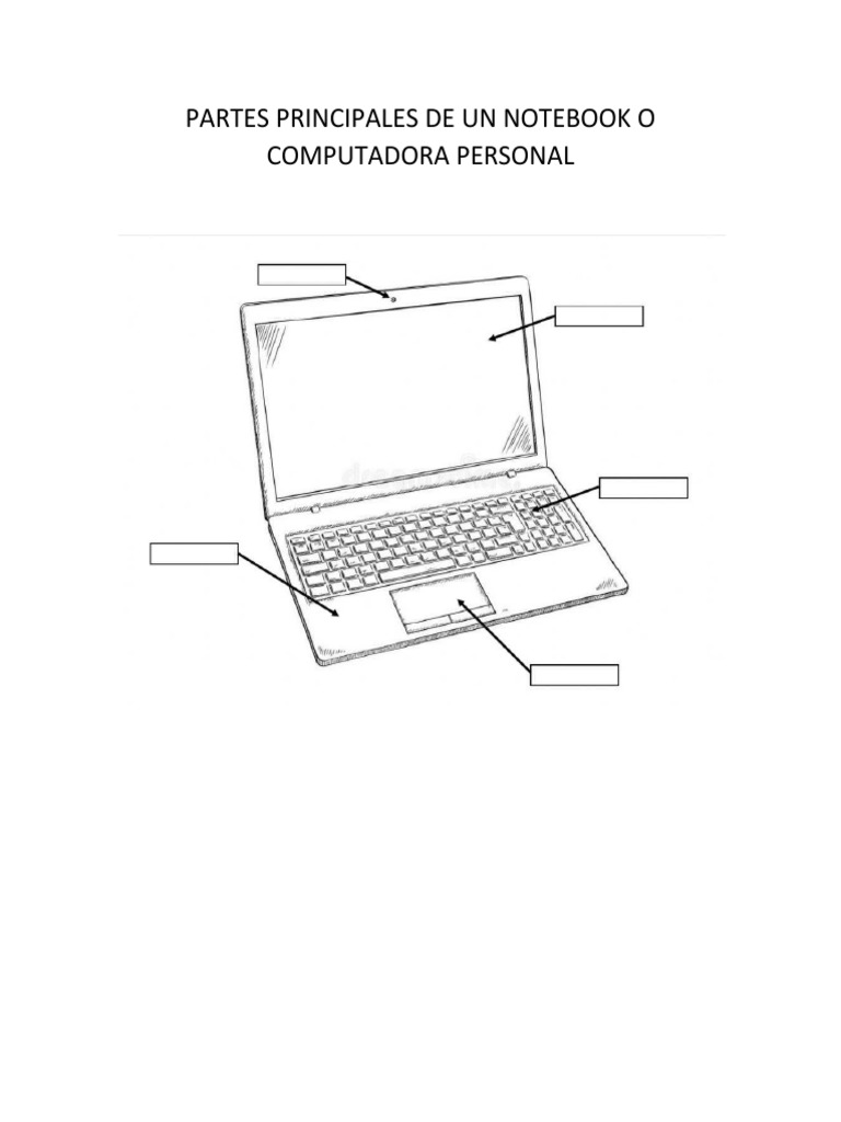 Partes Principales de Un Notebook o Computadora Personal | PDF