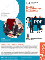 Sales & Salesmanship Excellence: Offers A Two-Day Course On