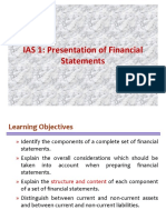 IAS 1 Financial Statement Presentation