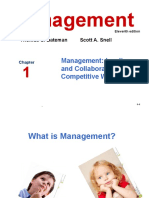 Management: Management: Leading and Collaborating in A Competitive World
