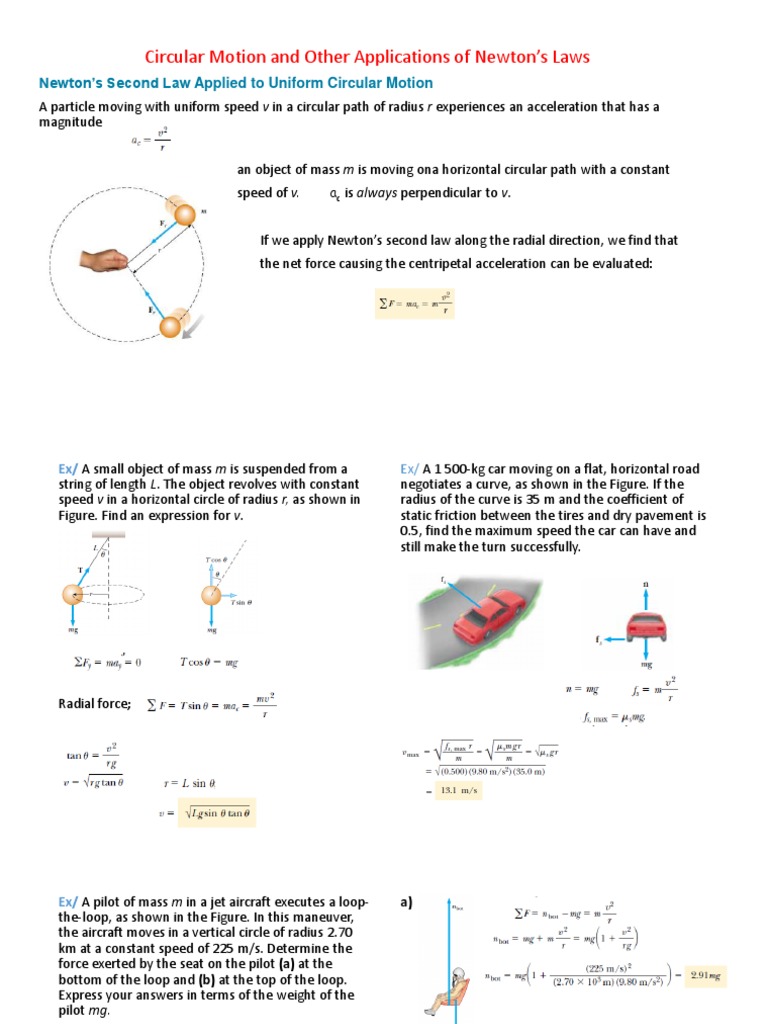 Physics Students: Circular Motion | PDF | Acceleration | Force