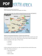 Download South Africa Worksheets by Kristina Van Keer SN53611140 doc pdf