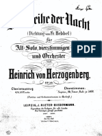 Herzogenberg - Die Weihe der Nacht Op.56 vocalscore