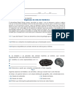 Ficha Avaliação Ciências 7