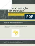 Legislação técnico radiologia