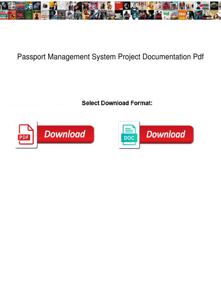 Passport Management System Documentation | PDF | System | Passport