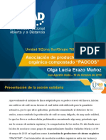 Olga Lucia Erazo Muñoz: Asociación de Productores de Abono Orgánico Compostado "PAOCOS"