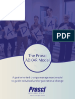 The Prosci ADKAR Model: A Goal-Oriented Change Management Model To Guide Individual and Organizational Change
