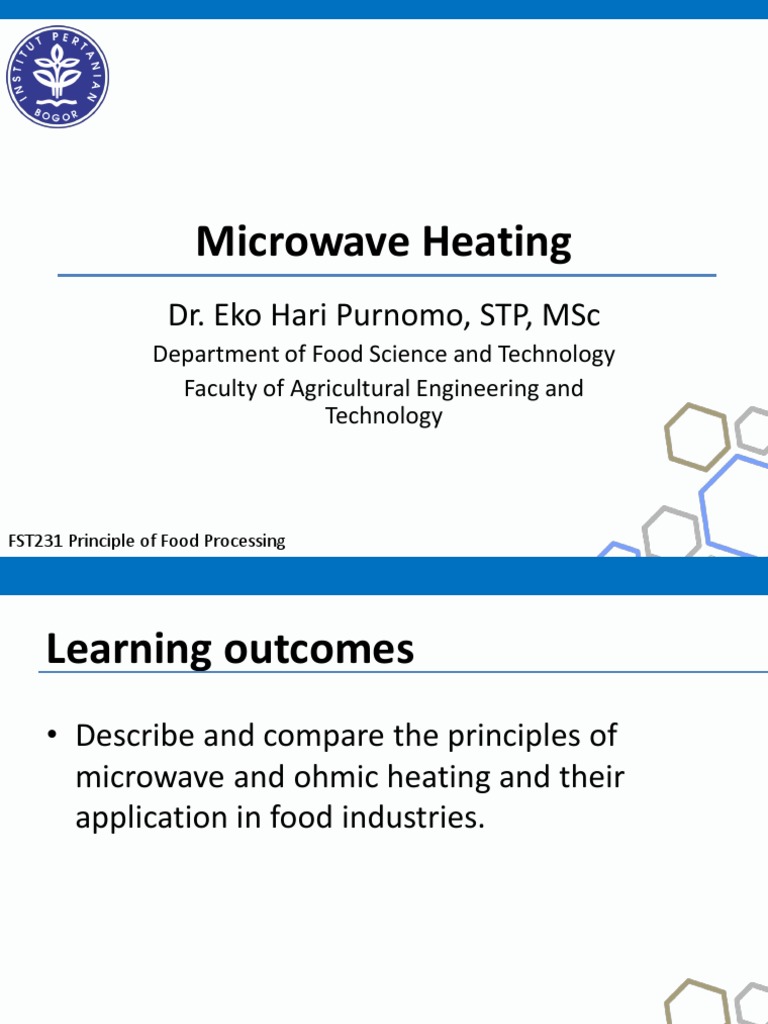 Microwave Heating in Food Processing | PDF | Radiation ...
