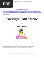 Download pmTuesdaysWithMorrieSample by Brigitte Elaine SN53611990 doc pdf