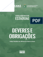 Legislação Militar Estadual - DeVERES E OBRIGAÇÃOES (1)