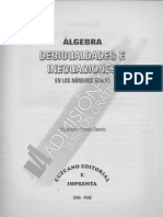 Álgebra - Desigualdades e Inecuaciones - Alejandro f. Osório -Cuzcano