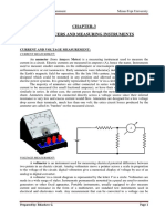 Chapter-3 Transducers and Measuring Instruments: Current and Voltage Measurement
