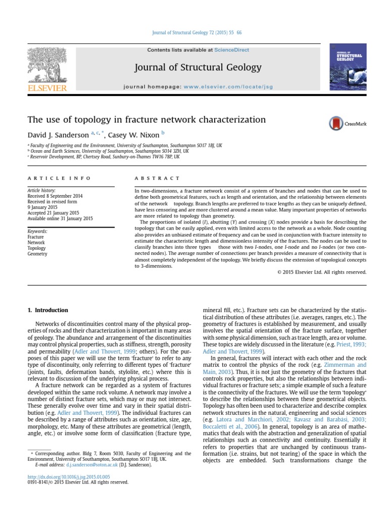 Sanderson 2015 PDF Power Law Topology