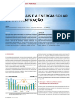 Os Materiais e A Energia Solar de Concentraçao