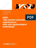 Node: "New Feminist Materialism: Engendering An Ethic-Onto-Epistemological Methodology"
