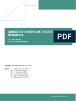 Curso Extensivo de Enceramento e Cerâmica