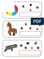 Desembaralha Letras e Forma Palavras TEAtividades