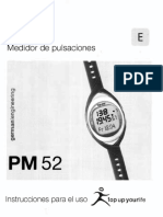 Beurer Manual Frequencimetro Pm 52 Es